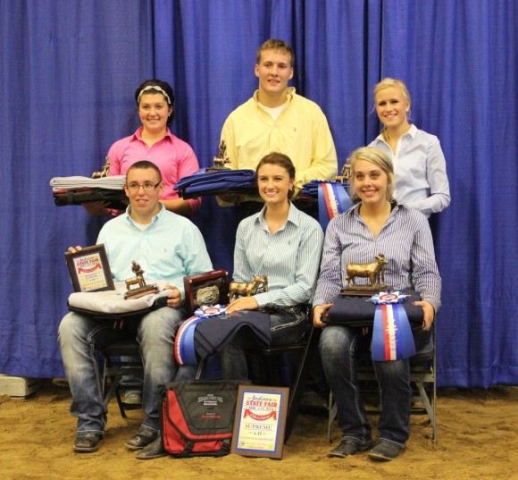 INStateFair2014-4-H Supreme Livestock Showmanship